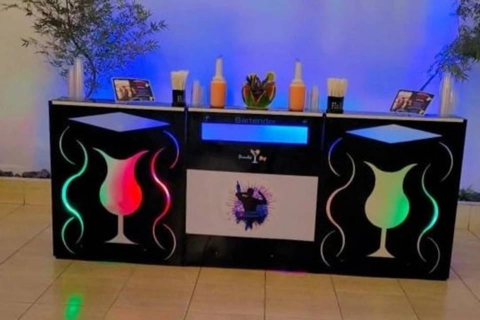 Bar iluminado