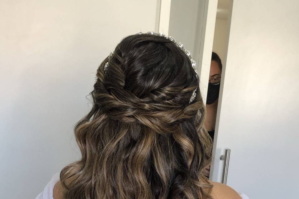 Penteado da nossa noiva