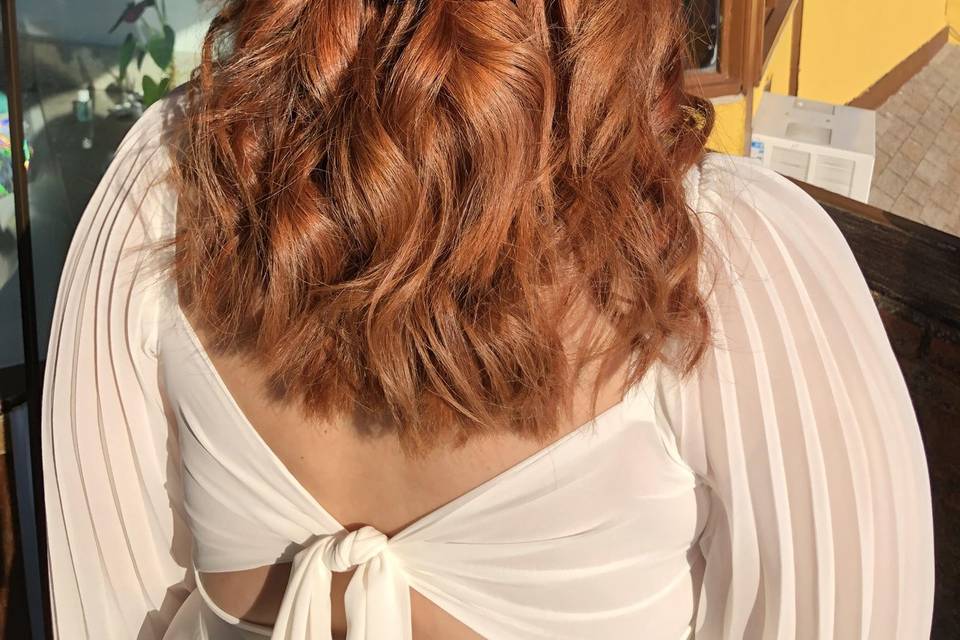 Penteado para noiva praiana