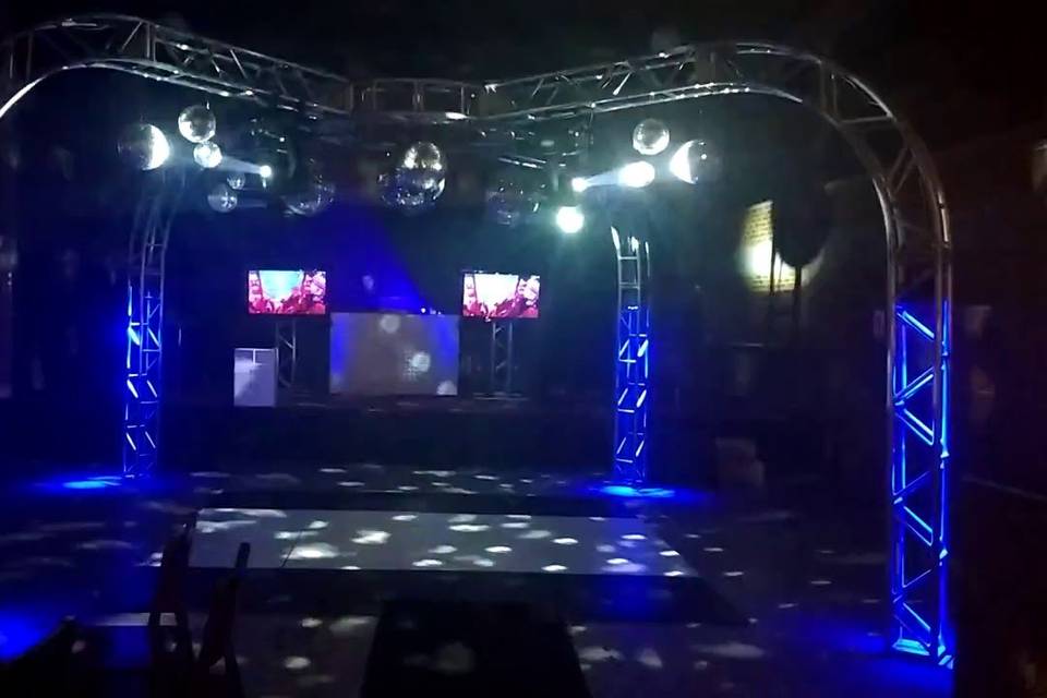 Dj e iluminação