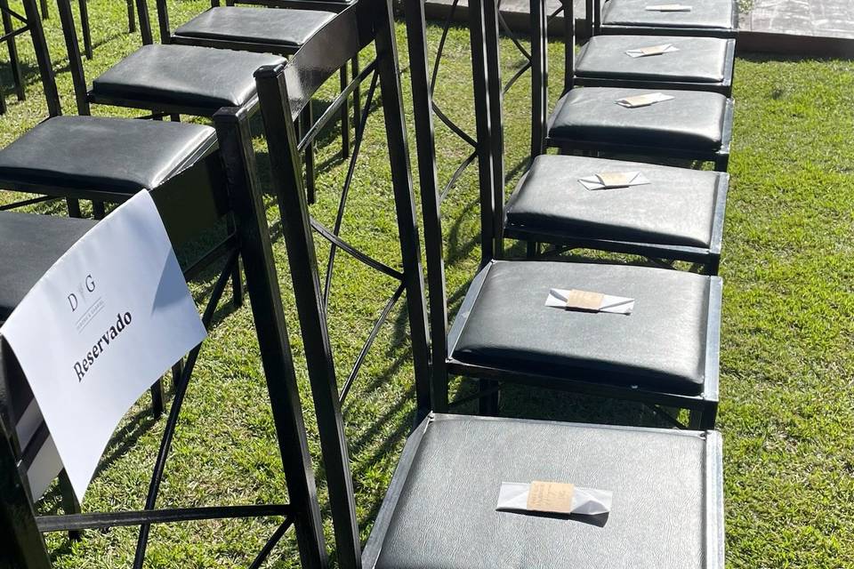 Preparando o lugar