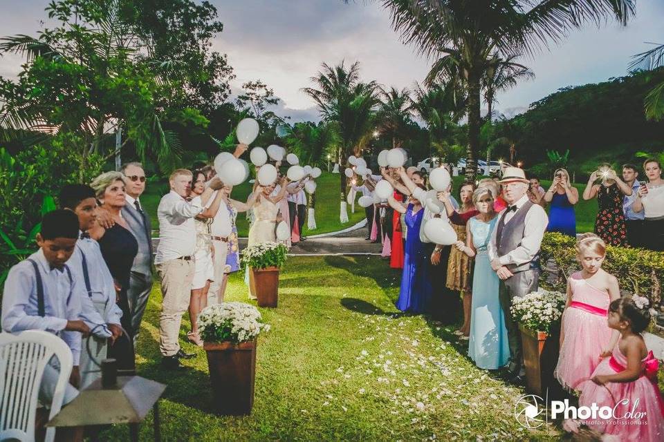 Delícia de casamento no campo