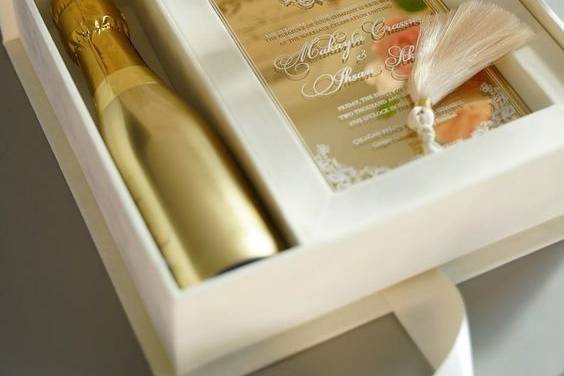 Convite luxo para madrinhas