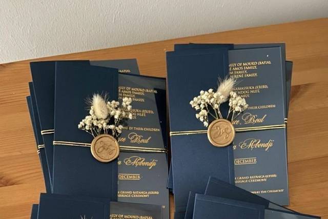 Convite de casamento