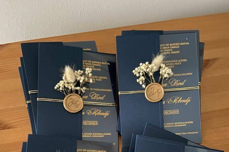 Convite de casamento