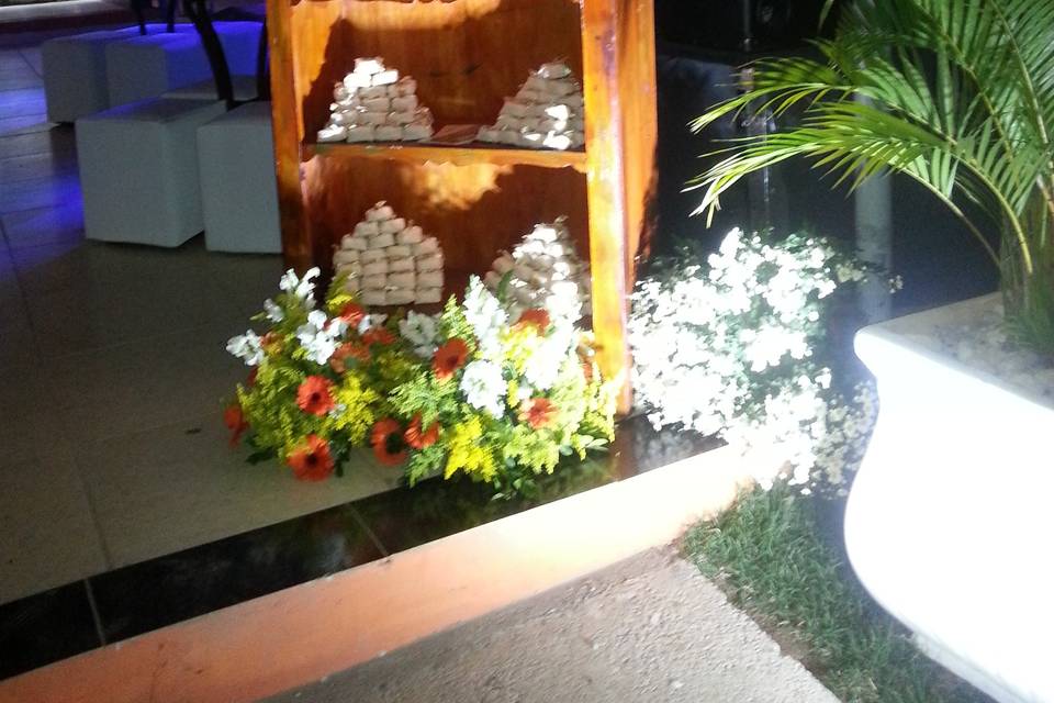 Decoração-armário bem casados