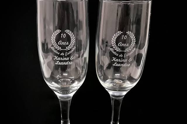Taça personalizada a laser
