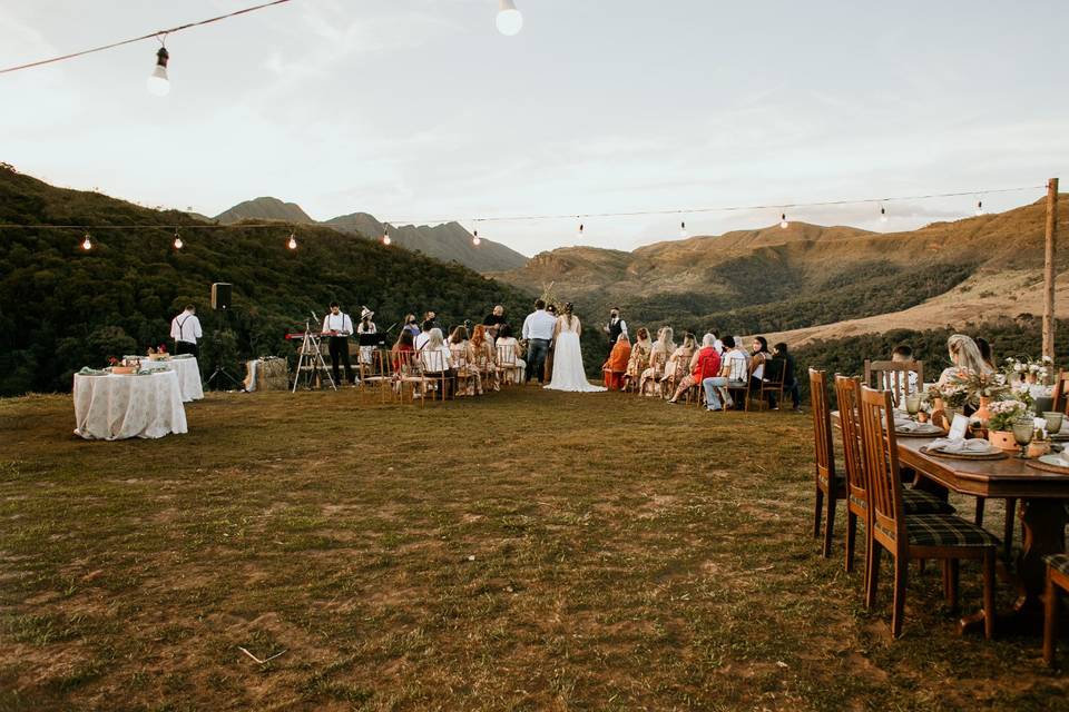 Casamento espaço panorâmico