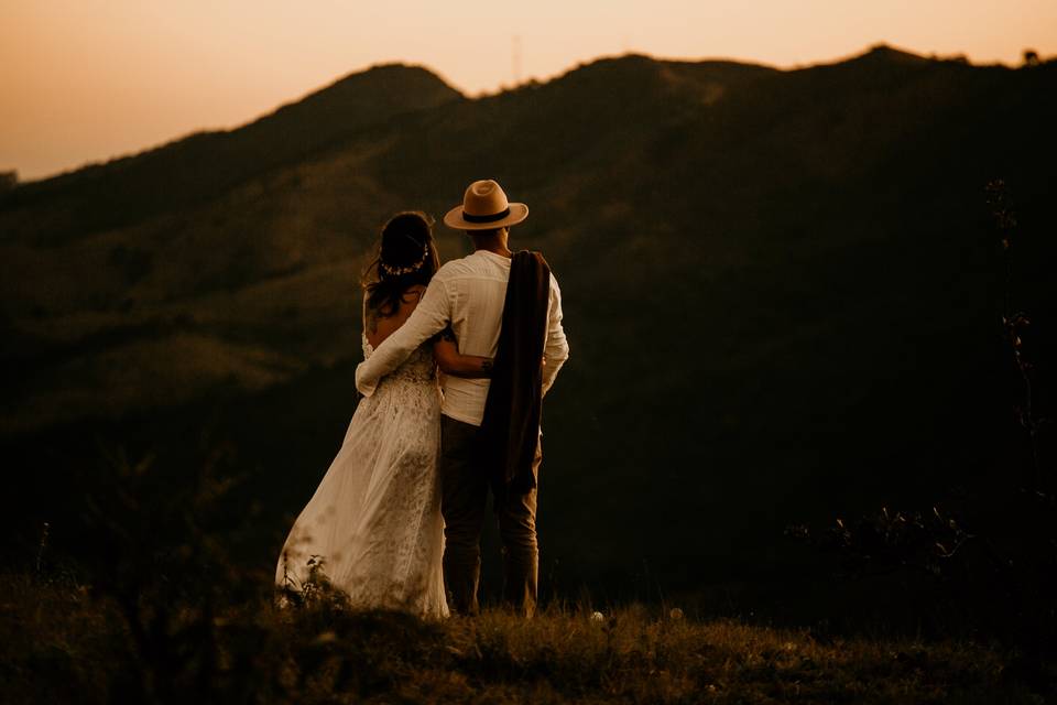 Casamento folk - panorâmico