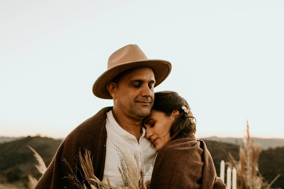 Casamento folk - panorâmico