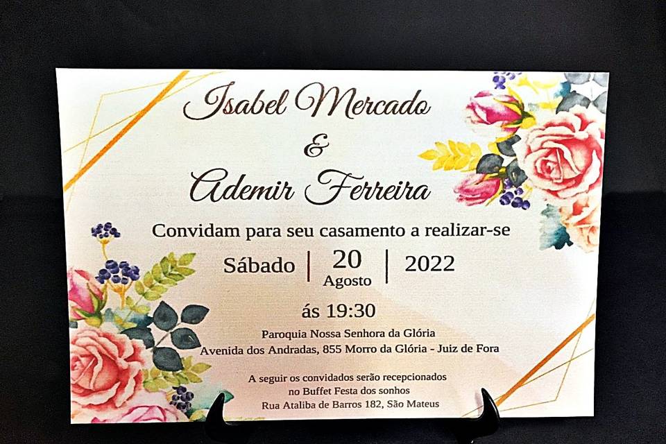 Convite floral