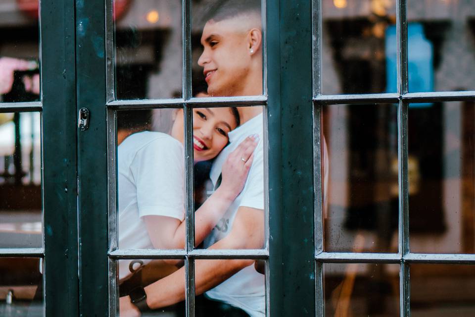 Casal feliz