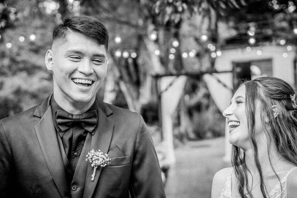 Casal sorrindo