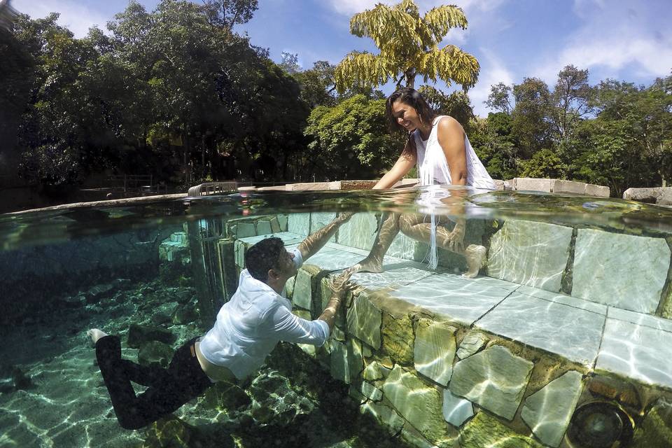 Ensaio do casal - lago