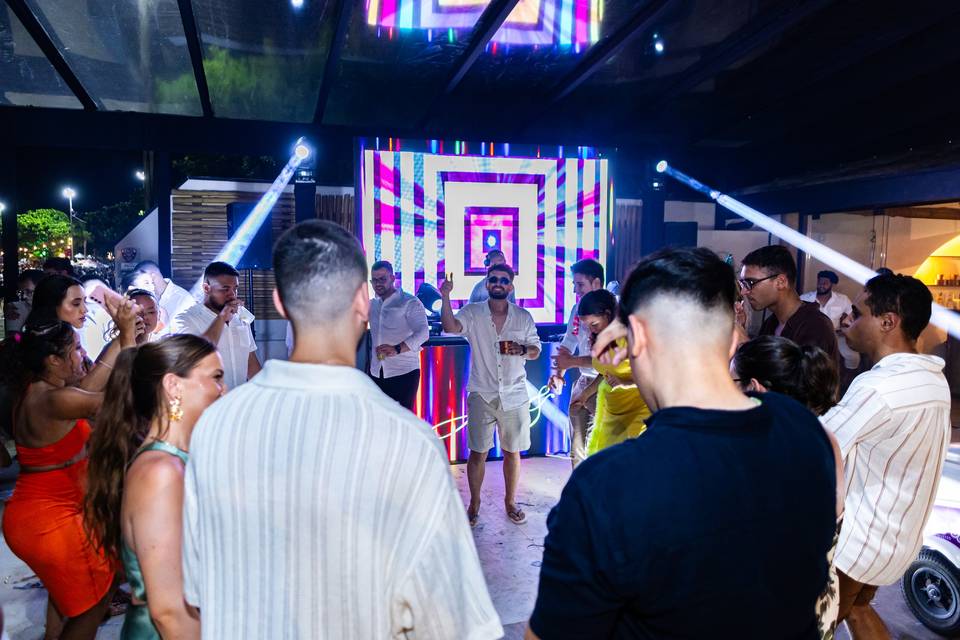 Convidados na pista