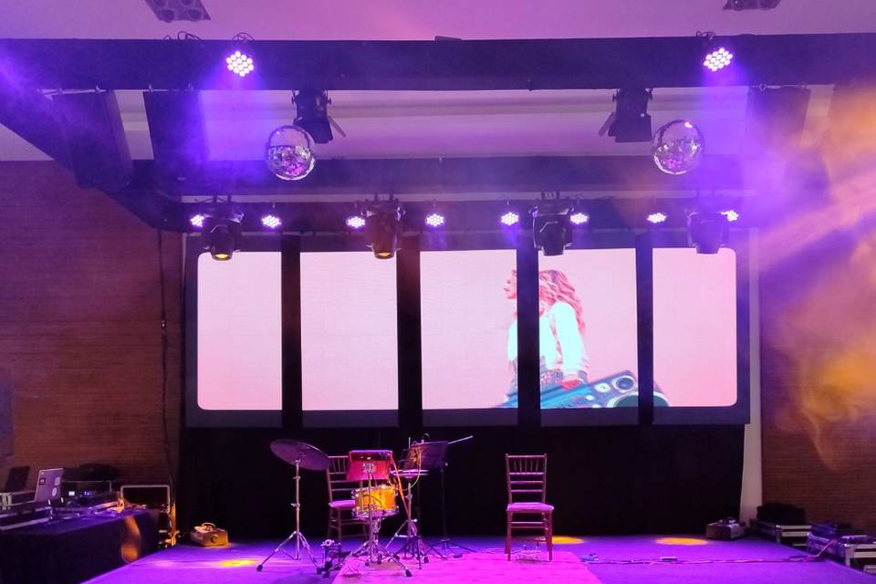 Painel, Palco