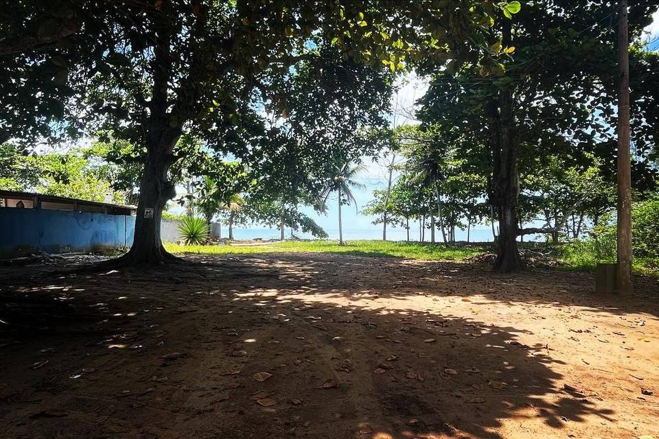 Espaço aberto arborizado