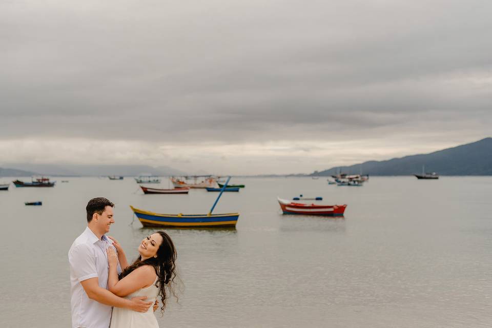 Pré casamento na praia