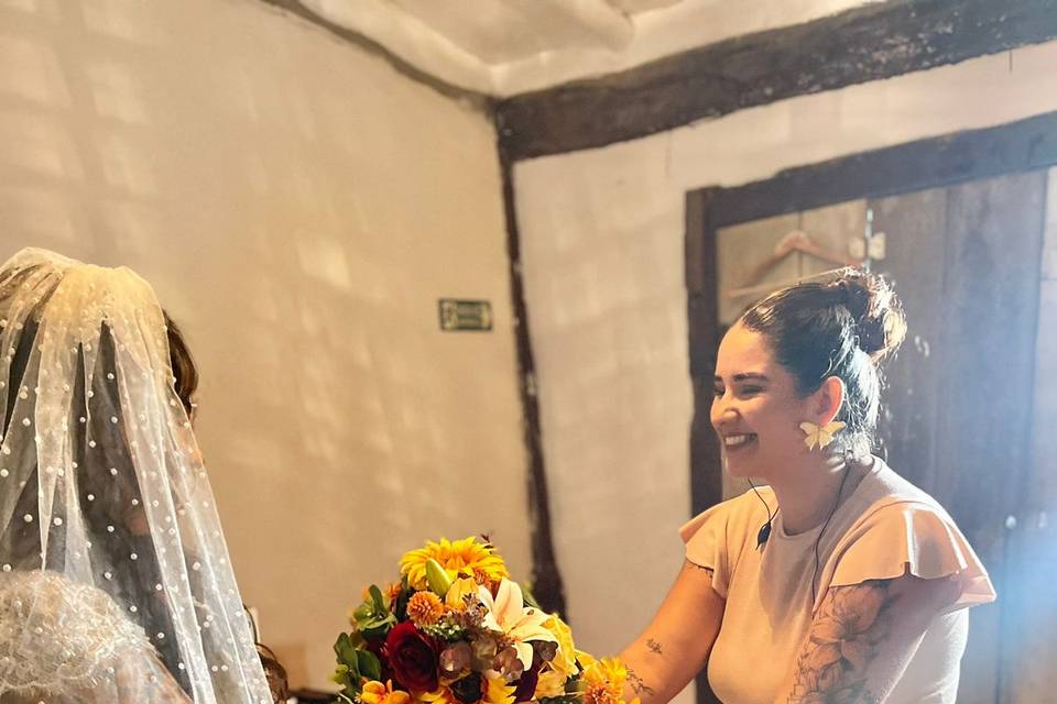 Entrega do buquê