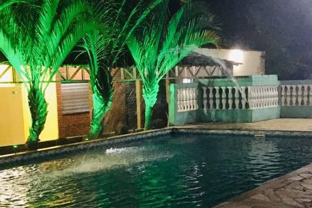 área da piscina
