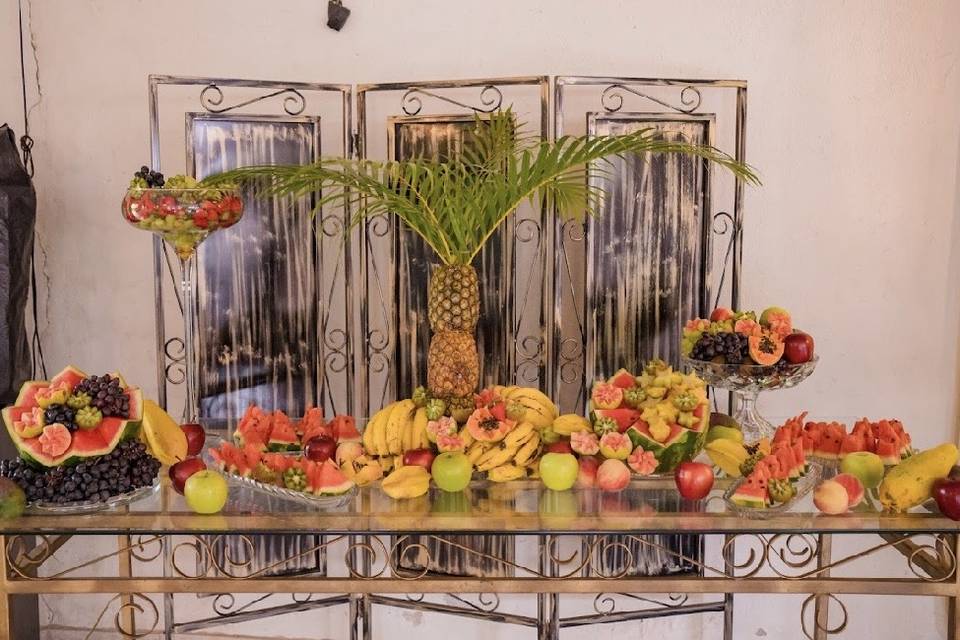 Mesa de frutas