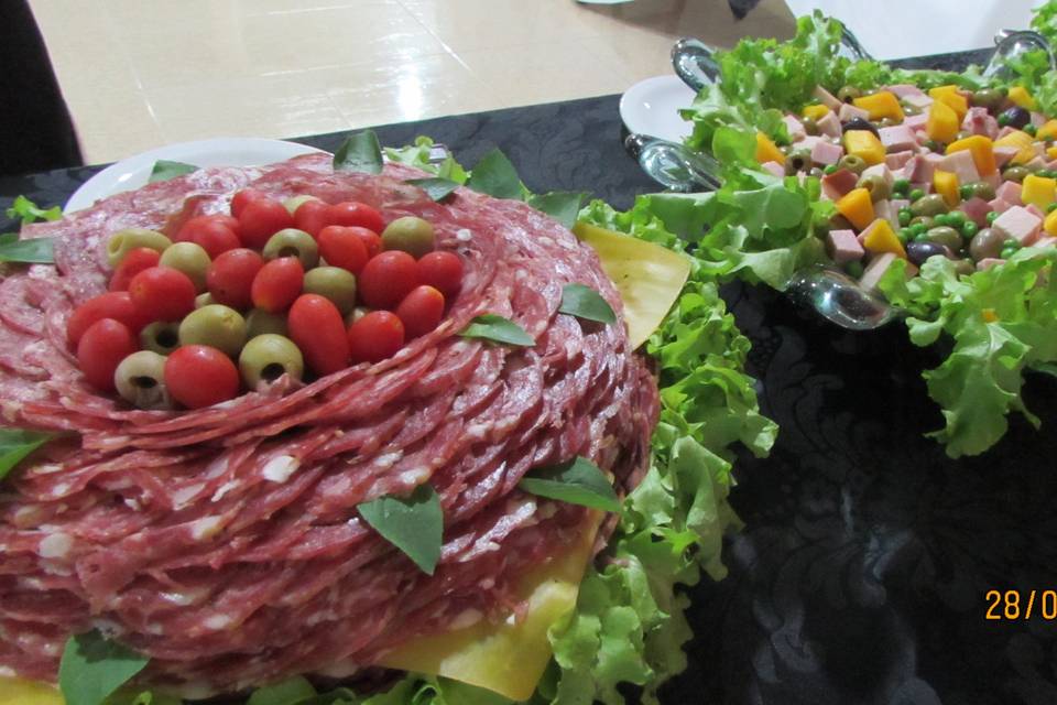 Mesa de saladas