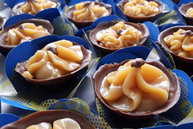 Cestinha de chocolate