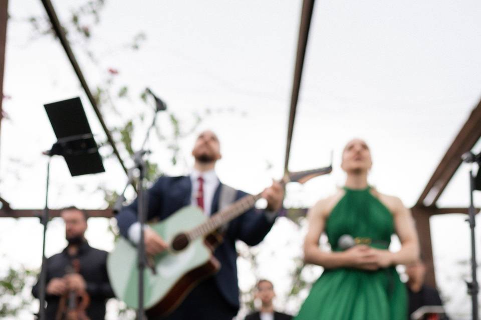 Casamento ao ar livre
