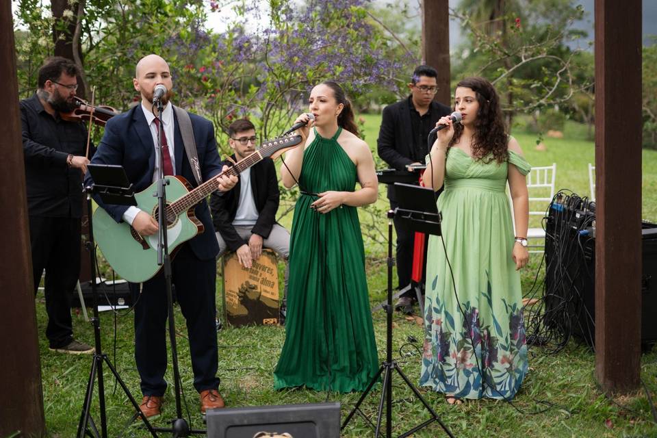 Casamento ao ar livre