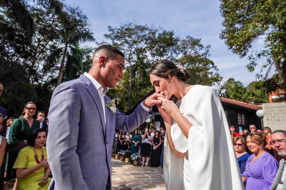 Recebendo as alianças