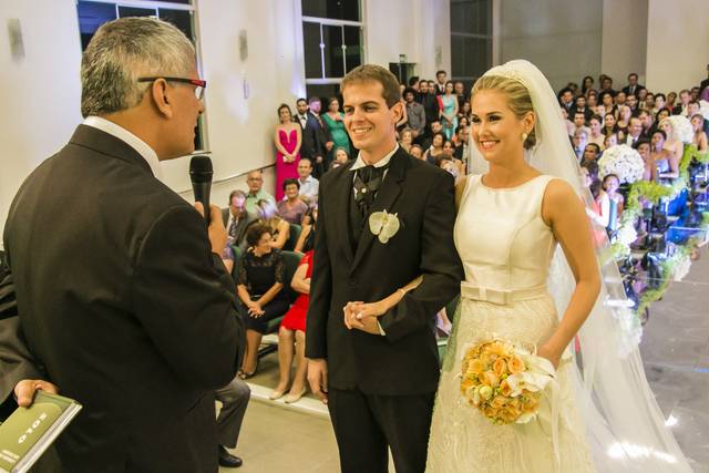 Alegria contagiante do casal