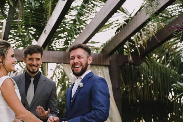 Casando ao ar livre