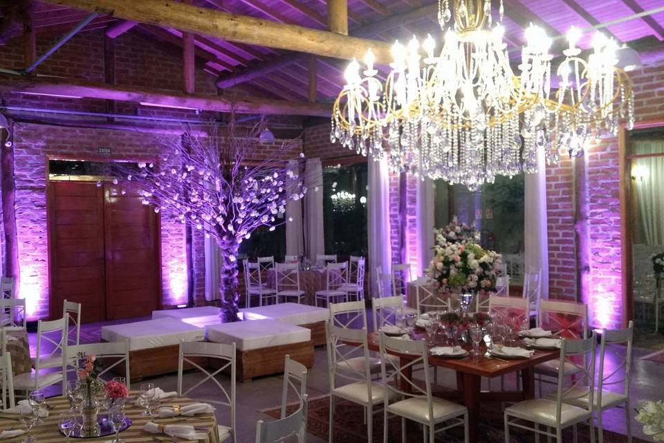 Iluminação casamento