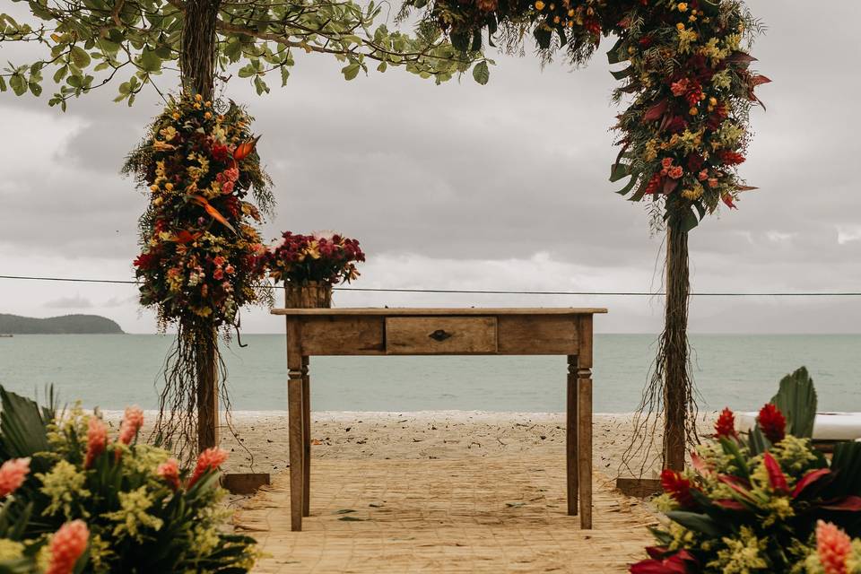 Altar na areia