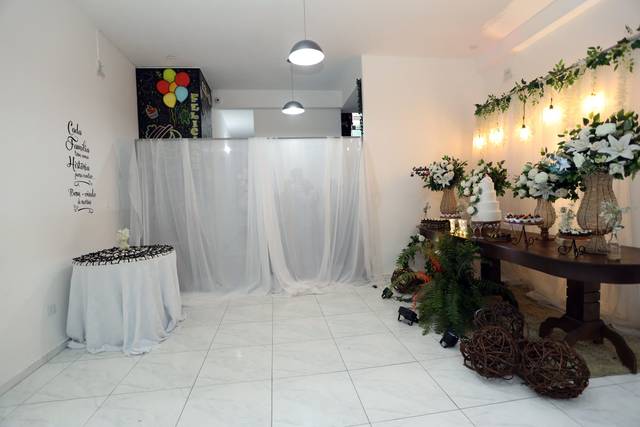 Entrada para recepção