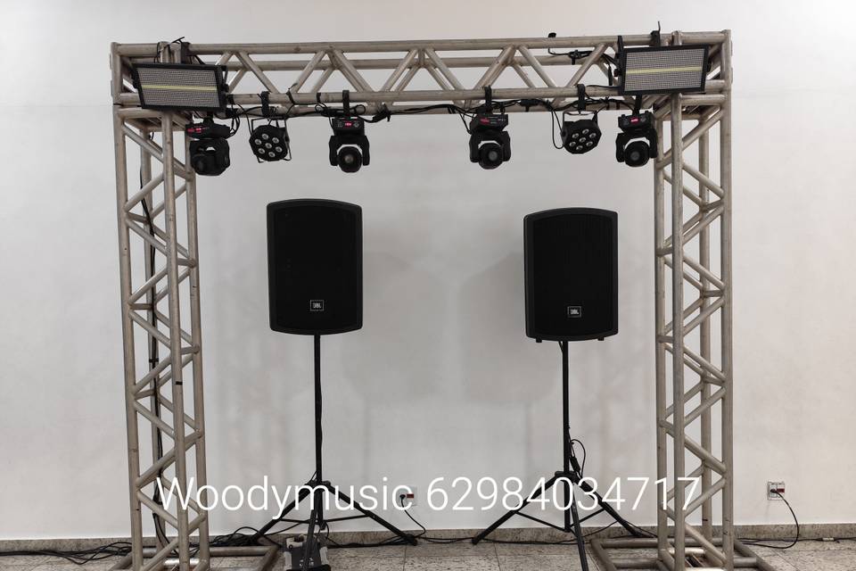 Som para pequenos eventos