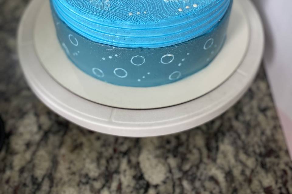 Bolo decorado octonaltas