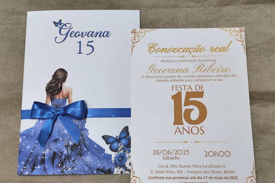 Convite 15 anos
