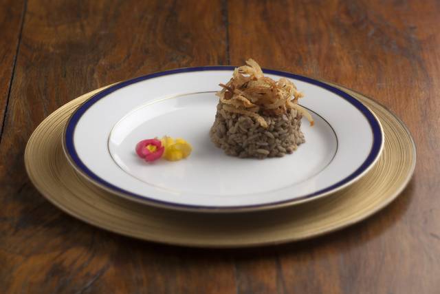 Arroz com lentilha