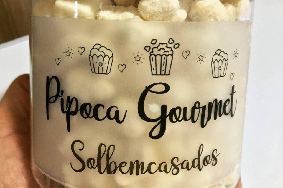 Pipocas gourmets