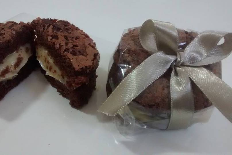 Bem casado de brownie