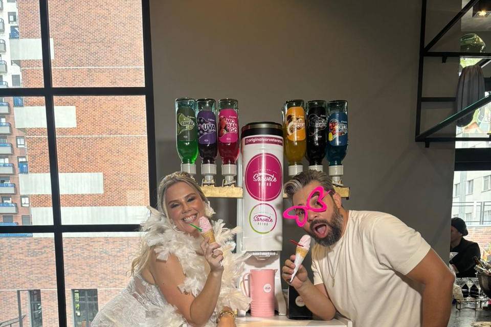 Casamento Sorvete Retrô