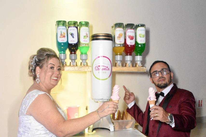 Casamento Sorvete Retrô
