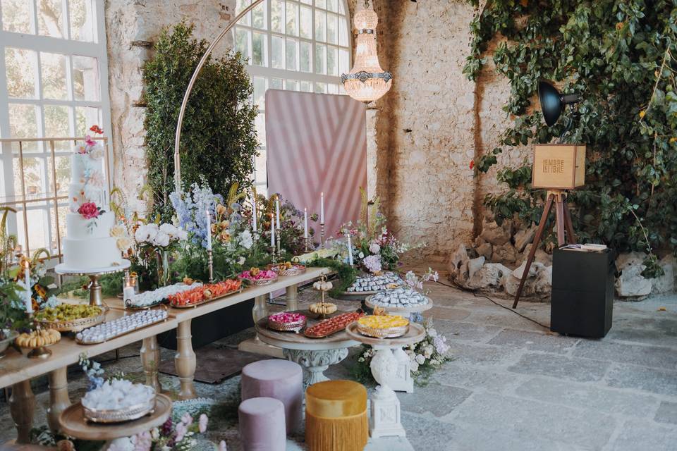 Composição com a decoração