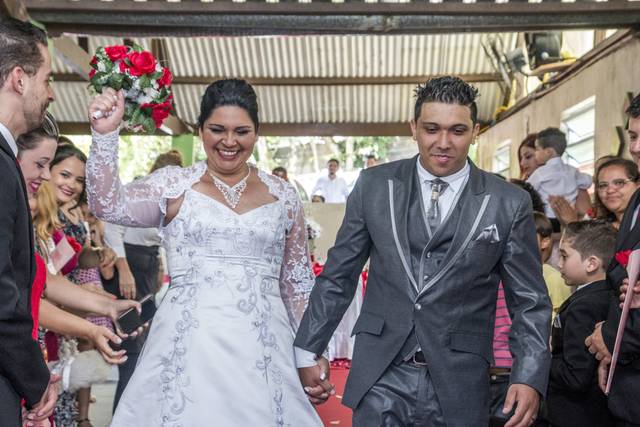 Saida do casal da Cerimônia
