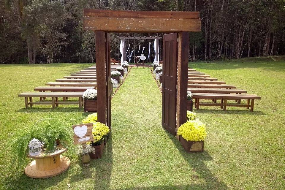 Entrada da cerimônia