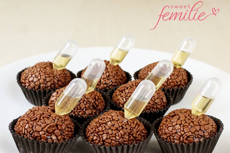 Brigadeiro alcoólico de whisky