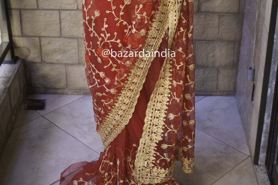 Saree bordado