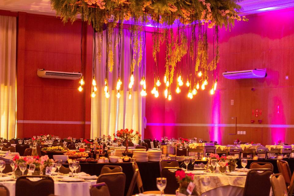 Casamento no salão principal