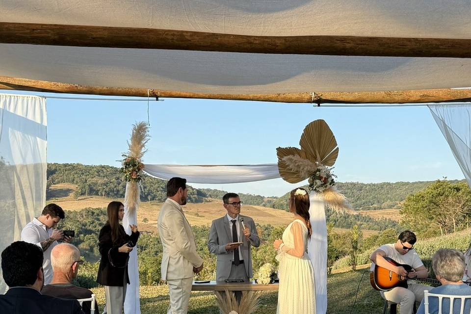 Cerimônia no Espaço Alecrim